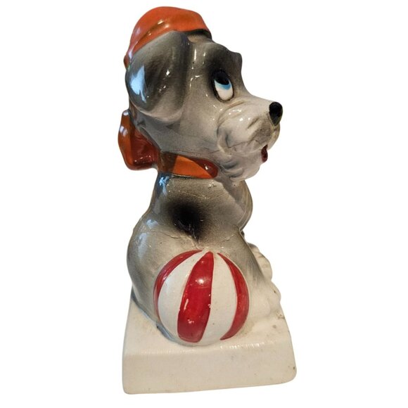 Norcrest Ceramic August Puppy Dog Figurine Japan 3.25" A646 DAMAGED SEE DESCRIPT - Picture 6 of 10